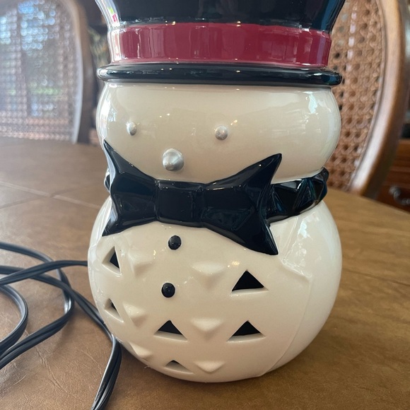 Yankee Candle Snowman Wax Warmer Timer Button Electric - Picture 2 of 6